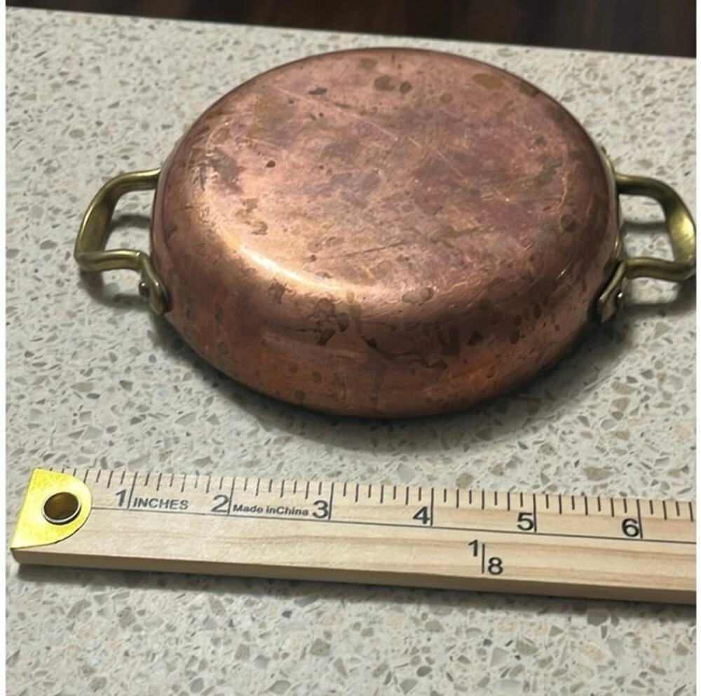 Vintage 6" Copper Au Gratin Pan